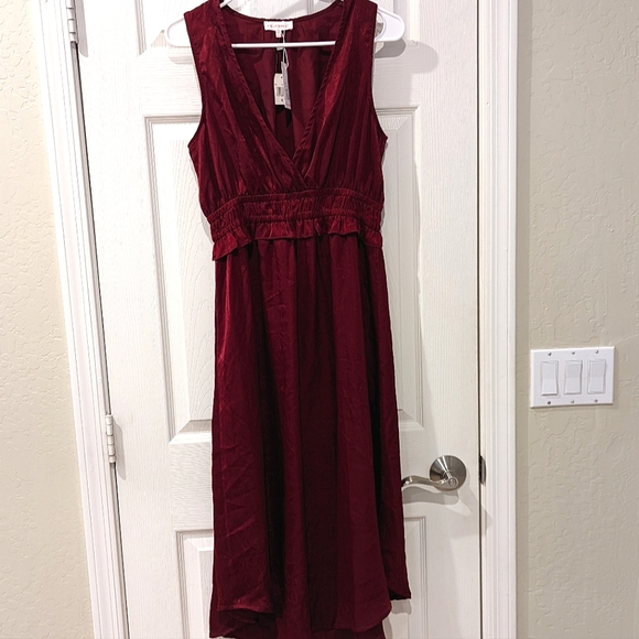 re:named Dresses & Skirts - Red Satin Dress